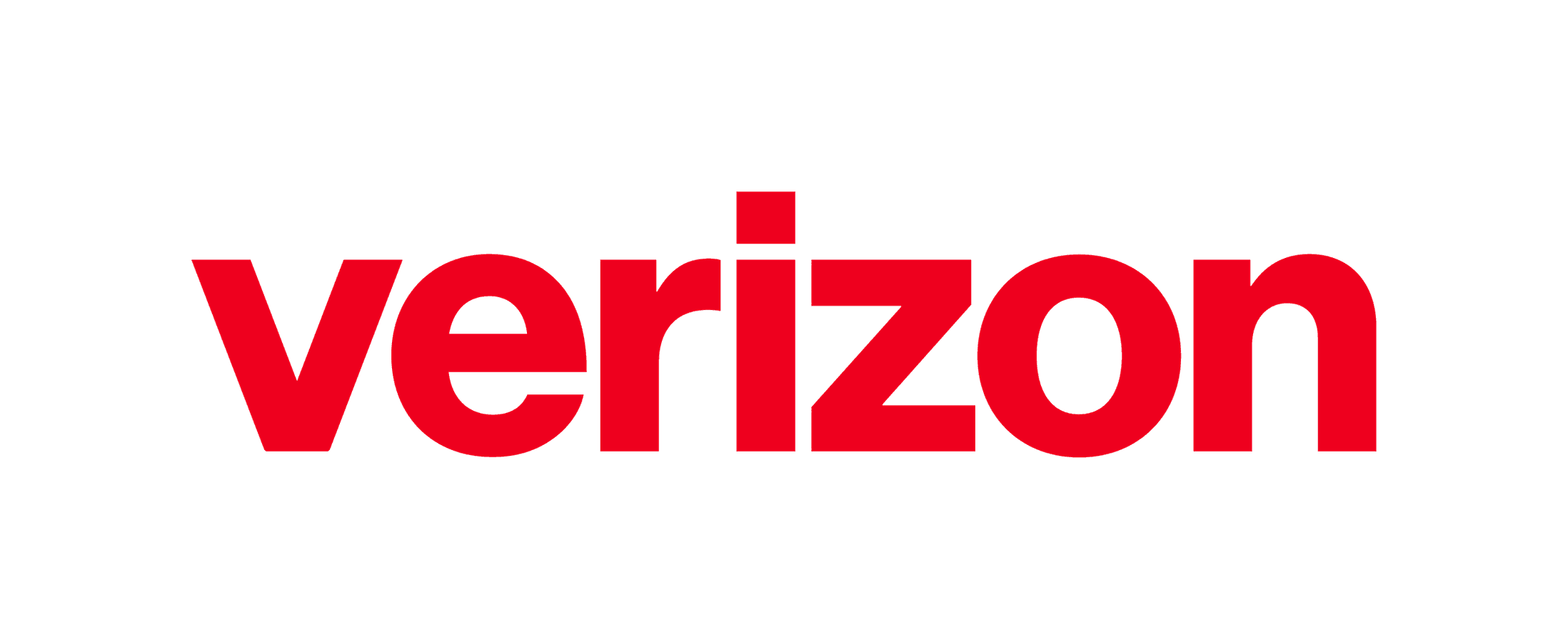 Verizon logo with stylized signal icon